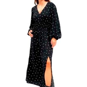 GAP Black Dress with White Dots